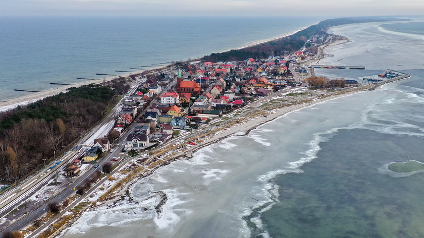 "Lodowe tsunami" na Półwyspie Helskim. To rzadkie zjawisko