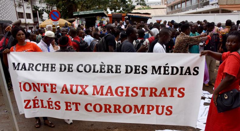 Marche de colere des journalistes en Guinée