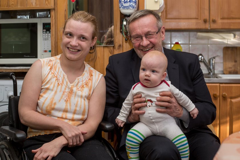 Andrzej Stefański, specjalny wysłannik rzecznika praw obywatelskich obiecał, żę panią Joannę w opiece nad Wiktorią wspomoże nie jeden ale kilku asystentów