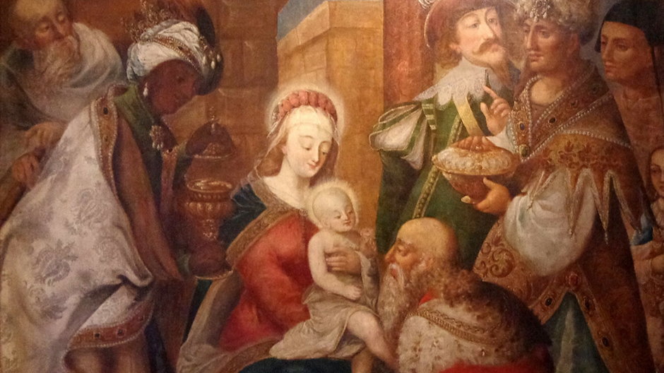 "Pokłon Trzech Króli", olej na płótnie, 1630 rok. Muzeum Archidiecezjalne w Poznaniu