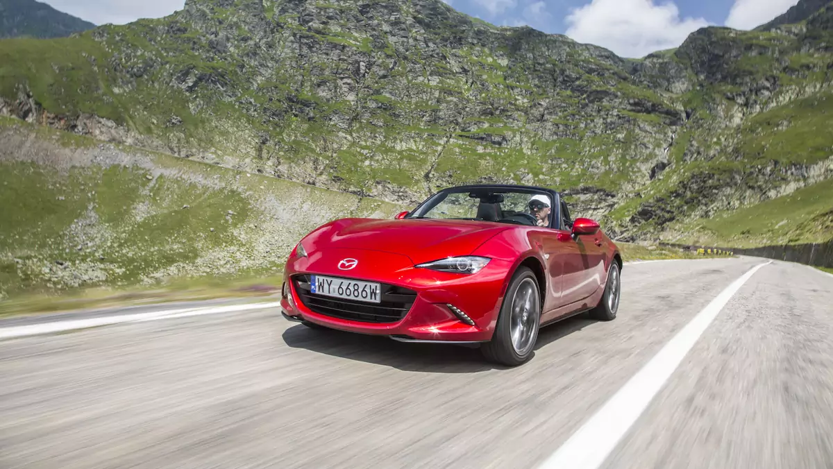 Mazda MX-5 na Trasie Transfogaraskiej