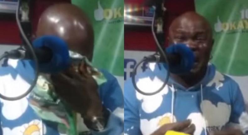 Bukom Banku weeps on live radio over fight with son over a girlfriend