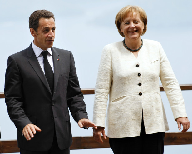 Nicolas Sarkozy i Angela Merkel.