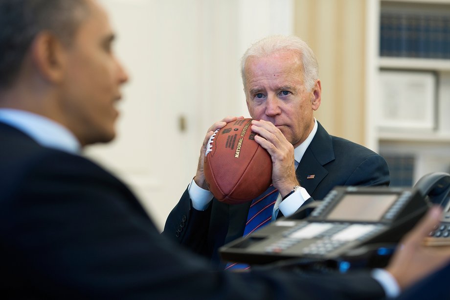 Obama, with Biden, conducts a conference call with Rob Nabors, Deputy Chief of Staff for Policy, and Senate Majority Leader Harry Reid to discuss the federal government shutdown and debt ceiling.