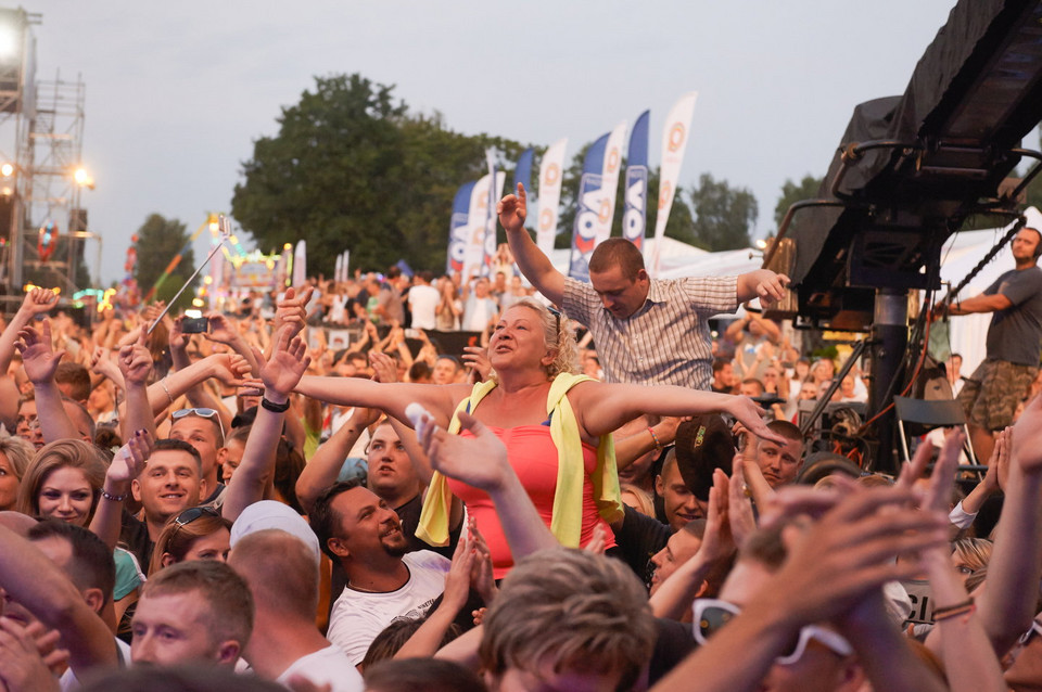 20. Ogólnopolski Festiwal Muzyki Tanecznej w Ostródzie: publiczność pierwszego dnia imprezy