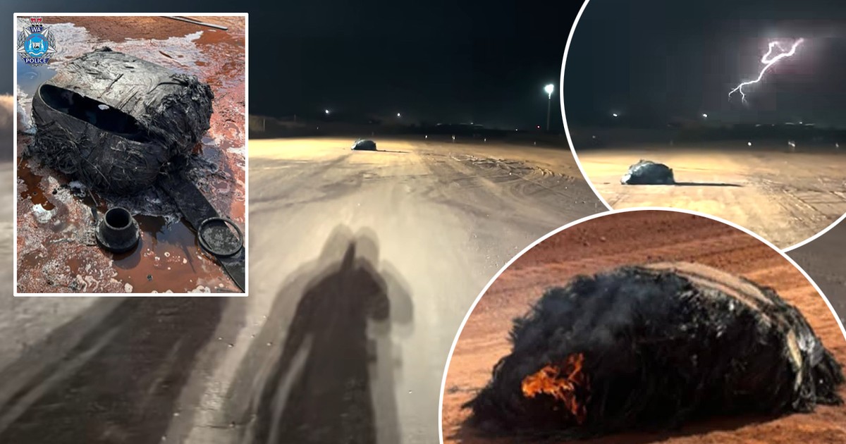 UFO czy fragmenty statku kosmicznego. Co spadło w niezamieszkałej okolicy?