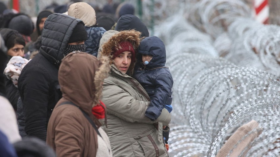 Migranci na granicy polsko-białoruskiej, 16.11.2021 r.