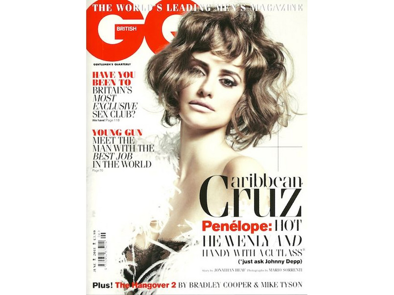 Penelope Cruz na okładce magazynu „GQ”