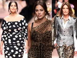 Najgorętszy pokaz Tygodnia Mody w Mediolanie. Bellucci, Bruni, Rossellini - ikony stylu na wybiegu Dolce&Gabbana. FOTO