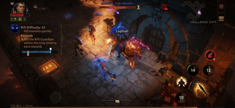 Diablo Immortal - screenshot z gry (wersja na Androida)