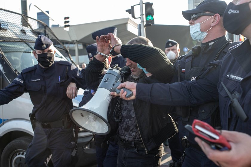 Protest przedsiębiorców w Warszawie