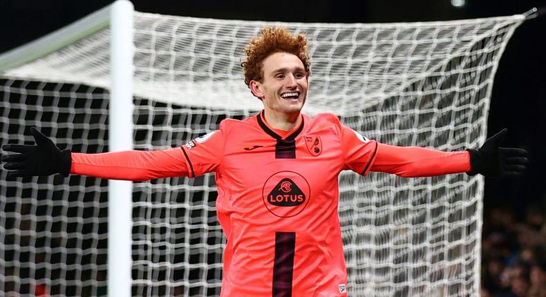 American dream: Josh Sargent scored his first two Premier League goals for Norwich Creator: Adrian DENNIS