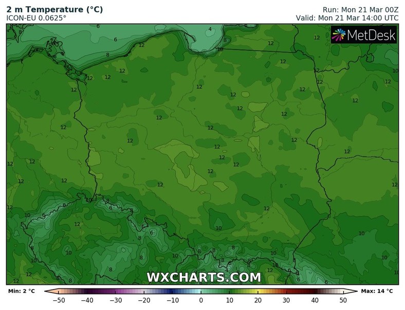 Temperatura nieco wzrośnie