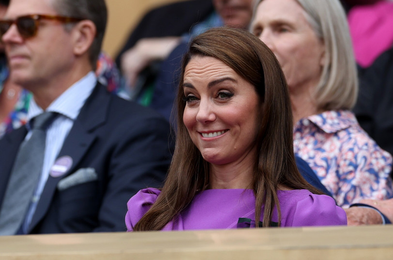 Księżna Walii pojawiła się na Wimbledonie. Kate powitana owacjami na stojąco