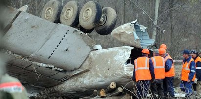 Znaleziono szczątki ludzkie na miejscu katastrofy