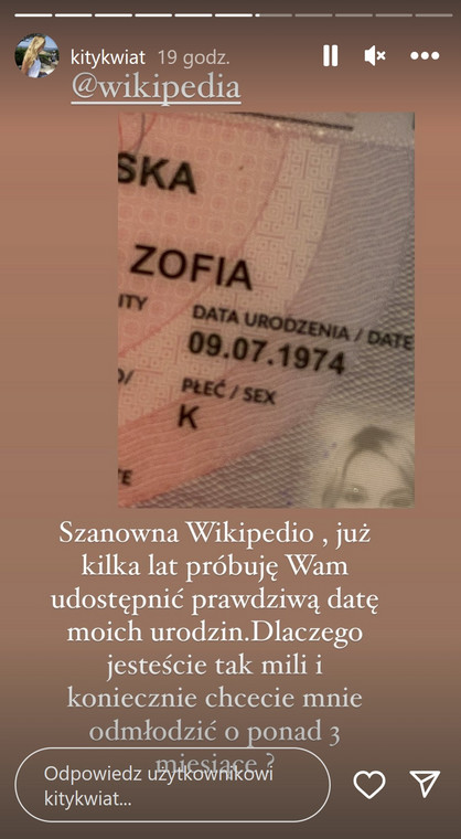 Katarzyna Kwiatkowska na Instagramie