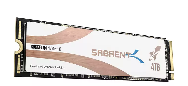 Sabrent prezentuje pierwszy nośnik SSD z PCIE 4.0 o pojemności 4 TB
