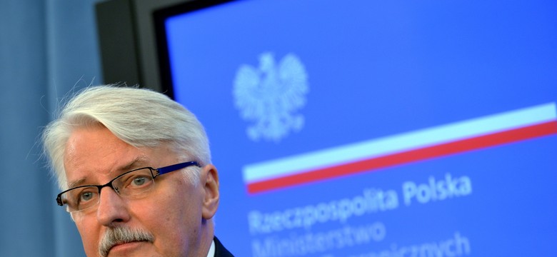 Waszczykowski o problemach przewoźników: Zła wola Rosji