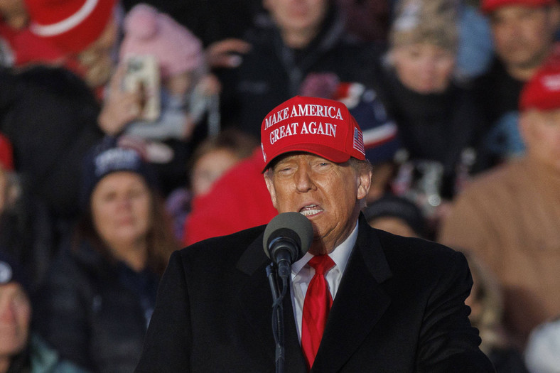 Donald Trump na wiecu w Pensylwanii, 13 marca br.