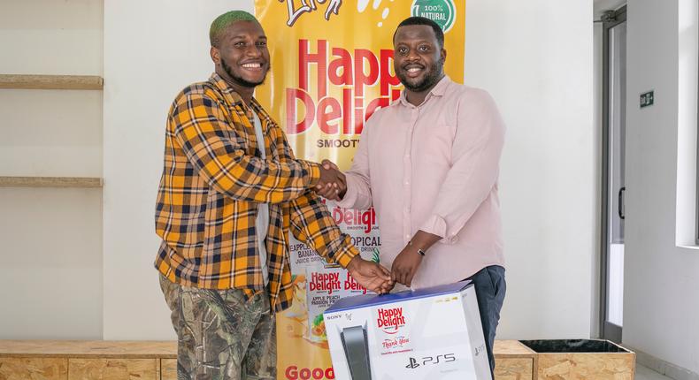 Dancer, Official Starter, wins PS5 from Happy Delight