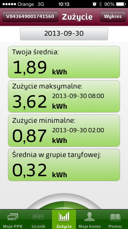 Energa aplikacja