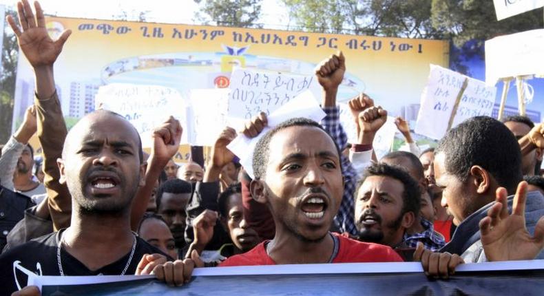 Ethiopian Protesters