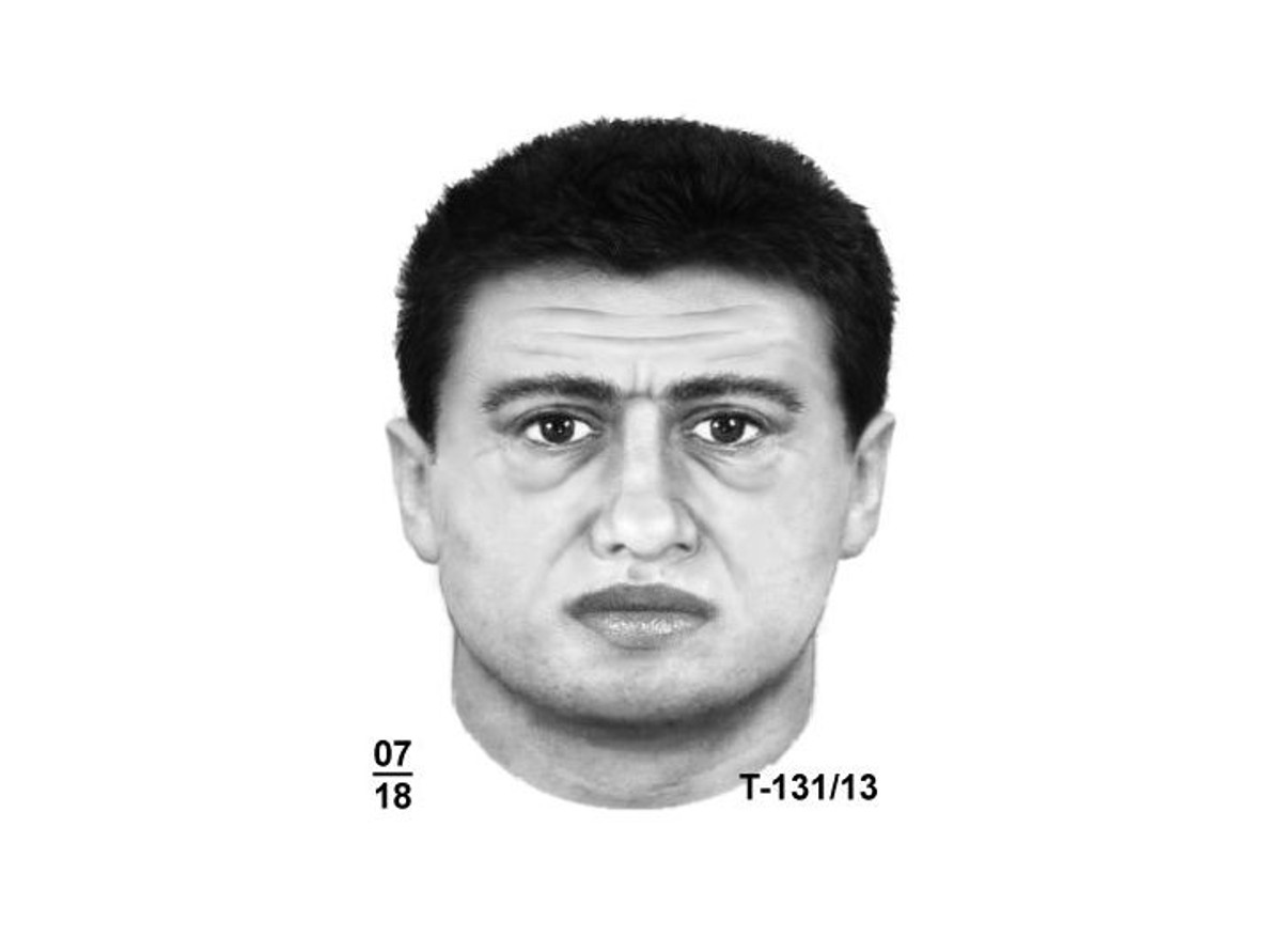 Tak wygląda gwałciciel z Lasku Kabackiego. Portret pamięciowy (źródło: policja.waw.pl)