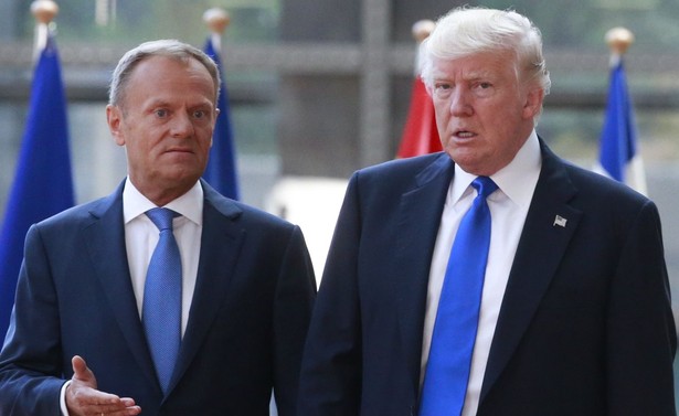 Donald Tusk i Donald Trump