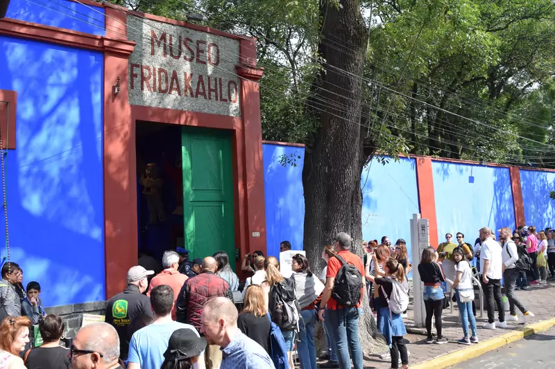 Frida Kahlo Museum w Coyoacán w Meksyku