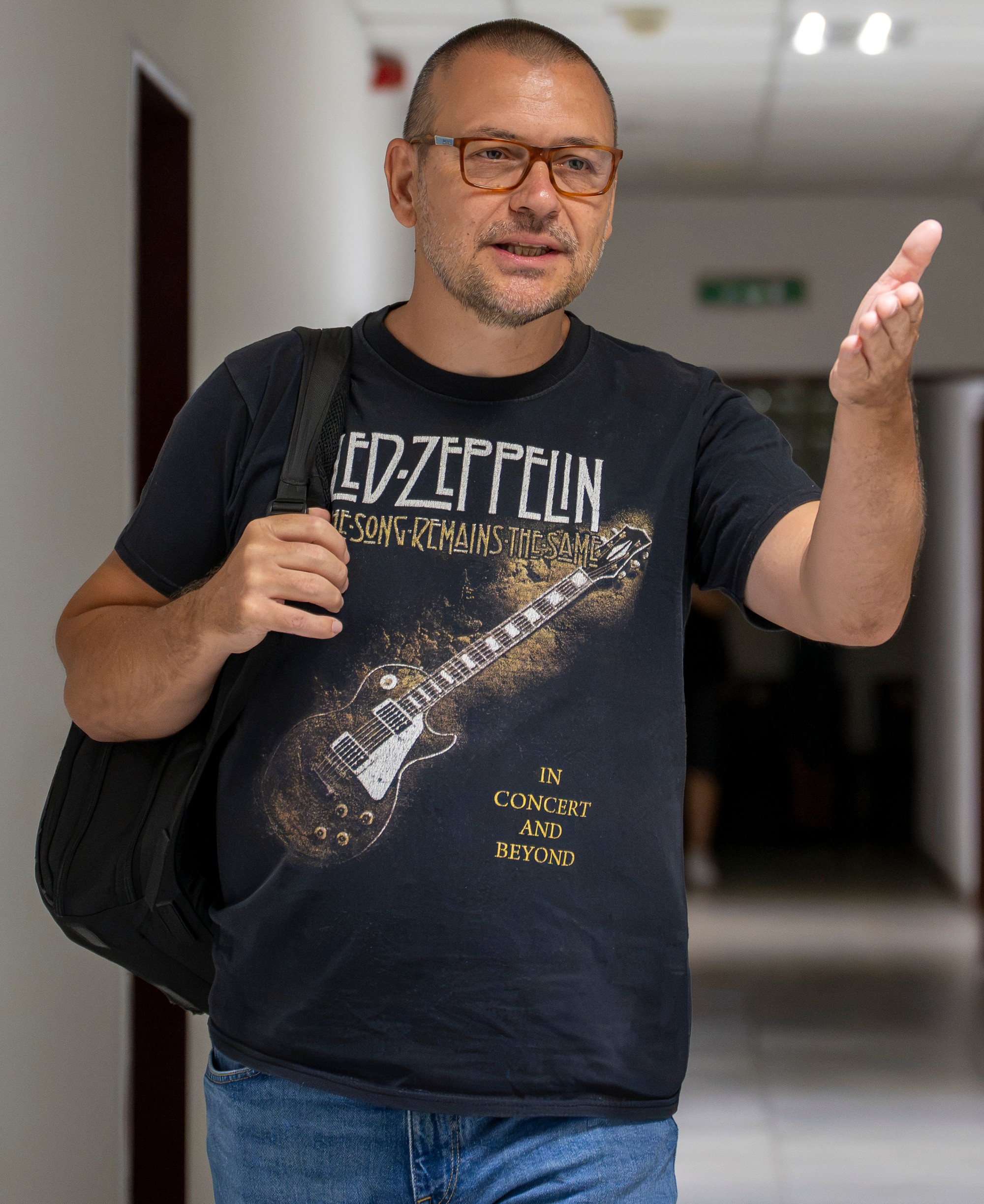Peter Tóth prichádza na výsluch na Špecializovaný trestný súd (ŠTS) v Pezinku.