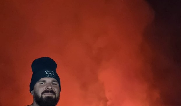 Kristijan Iličić na vrhu kratera