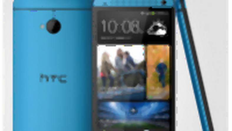 Niebieski HTC One i HTC One mini od projektanta