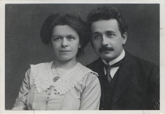 Mileva Marić Ajnštajn i Albert Ajnštajn