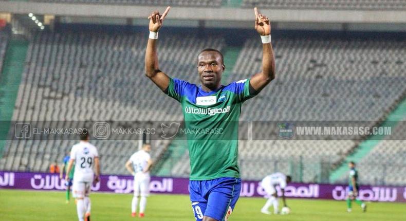 John Antwi scored a hat-trick over the weekend to take his goal tally in the Egyptian league to 63