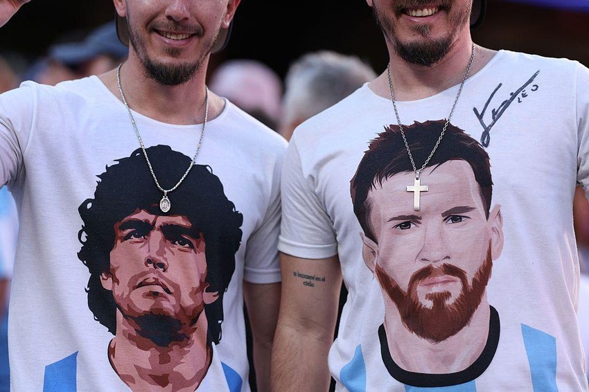 Maradona i Mesi su dve fudbalske ikone, dva božanstva za Argentince | Foto: Getty Images
