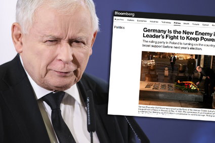 PiS atakuje Niemcy przed wyborami. Bloomberg o kampanii w Polsce
