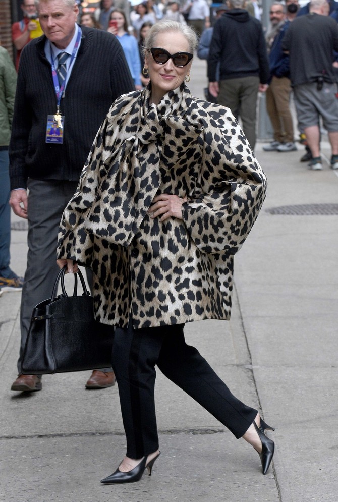 Ni legendarna Meril Strip nije odolela leopard dezenu