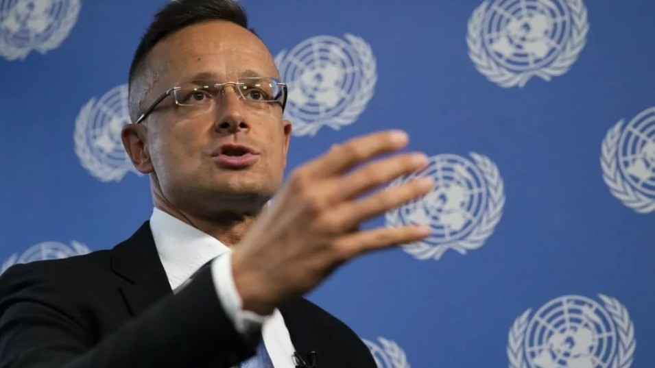 Maďarský minister zahraničných vecí Péter Szijjártó.