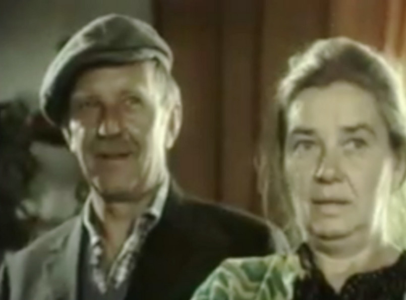 Jerzy Turek i Katarzyna Łaniewska w komedii quot;Kogel mogel quot; 1988