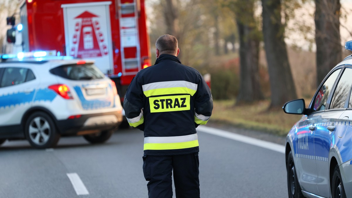 Tragedia na Opolszczyźnie. Kierowca spalił się w samochodzie