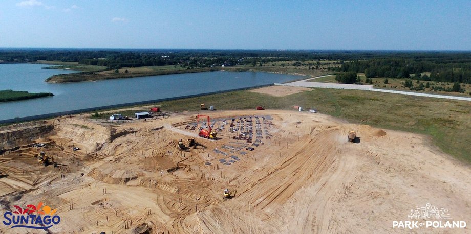 Suntago Wodny Świat zajmie 20 ha, a cały Park of Poland - 40 ha