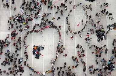 GERMANY-POPE-WYD-AERIAL