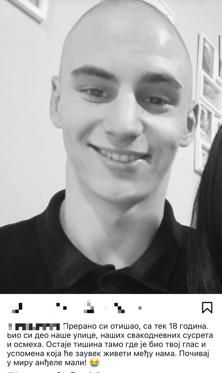 Poruke opraštanja od Nenada koji je ubijen u Tovariševu