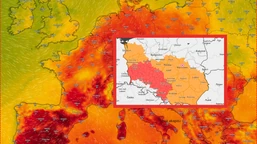 prognoza pogody na poniedziałek, 22 czerwca. upał, burze i olbrzymi grad