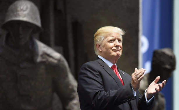 Donald Trump w Warszawie