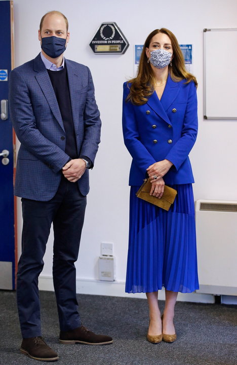 Kate Middleton odtworzyła stylizację księżnej Diany (na zdjęciu z księciem Williamem)