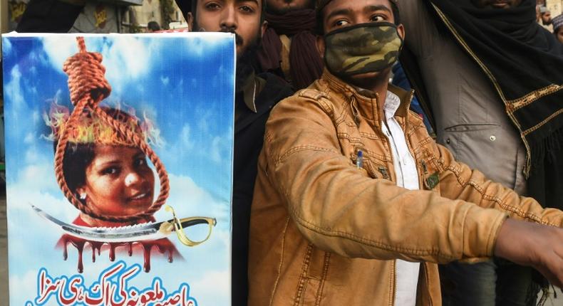 Hardline Islamists have held massive violent protests calling for Asia Bibi to be executed