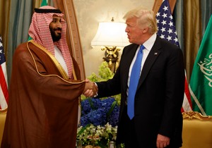 Saudijski princ Mohamed bin Salman i Donald Tramp u Rijadu 2017.