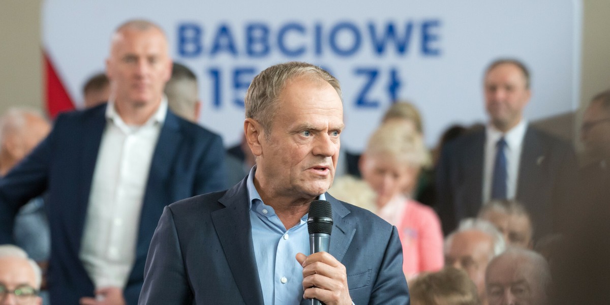 Donald Tusk zapowiedział m.in. szybkie wprowadzenie drugiej waloryzacji emerytur