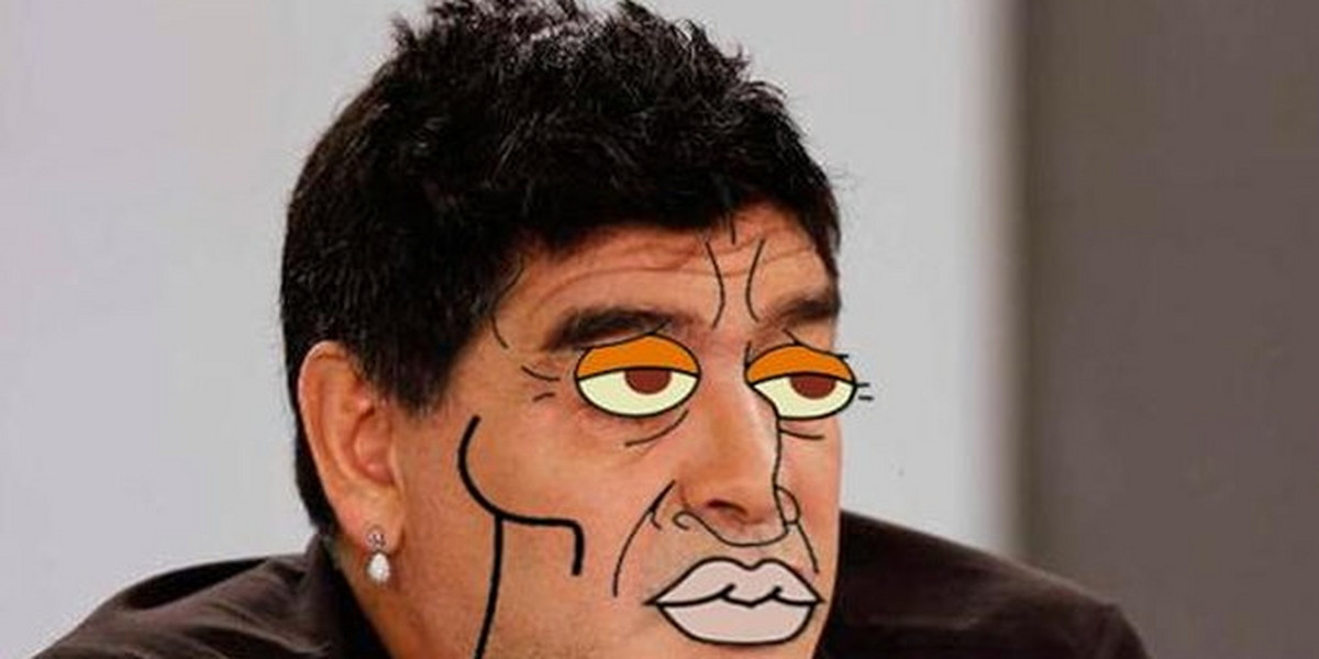 Maradona zrobił sobie usta! 